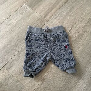 Ralph Lauren Gray Sweatpants with Patterned Design